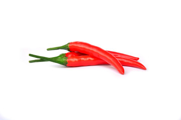 chili pepper isolated on a white background