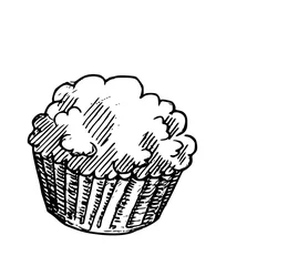 Fototapeten cupcake concept illustratie © emieldelange