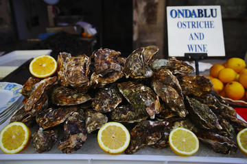 シチリアの牡蠣とレモン