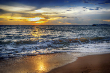 Beautiful Beach Sunrise on a Summer Morning at the Shore