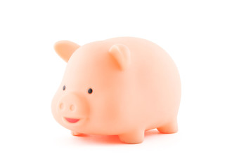 Piggy bank with clipping path 