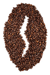 coffee beans as a symbol of one a saturated