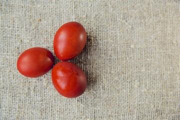 Easter eggs on a beautiful background.