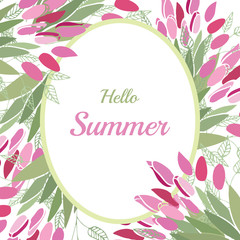 Summer flower composition