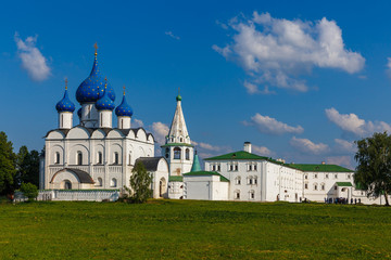 Suzdal, Golden ring of Russia. The architectural ensemble of Suzdal Kremlin.