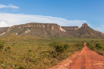 Sight of the Espirito Santo Ridge in Jalapao - Tocantins - Brazil
