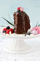 Cinnamon chocolate pound cake