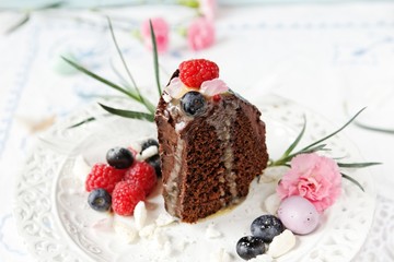 Cinnamon chocolate pound cake