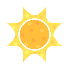 Child style sun icon
