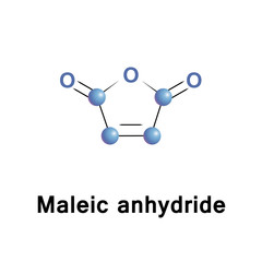 Maleic anhydride is the acid anhydride of maleic acid. It is a colorless or white solid with an acrid odor. It is produced industrially on a large scale for applications in coatings and polymers