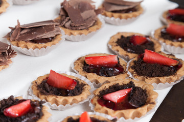 Dessert table for the reception