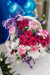 White camomiles, wedding decoration