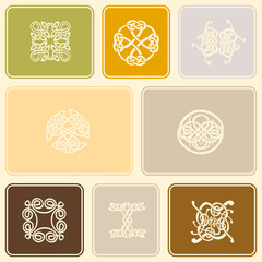 seamless pattern with Celtic art and ethnic ornaments for your design