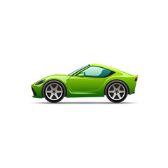 Obraz na płótnie Canvas Vector cartoon sport car