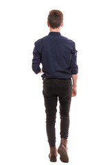 Fototapeta premium Man rear view