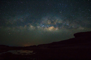 Milky way at the lake