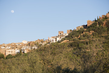 Fototapeta na wymiar By the village of Vilafames in Castellon
