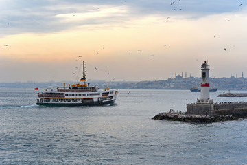 Fototapeta premium Istanbul sunset