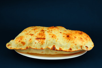 Fast food. Pie with meat.
