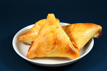 Fast food. Pies with meat.