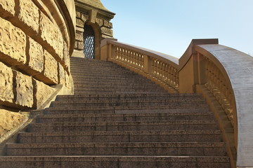 Treppe am Wasserturm in Mannheim