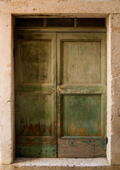 The streets of Vis, Croatia. Traveling, journey, summer concept.