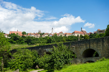 Fototapeta na wymiar Panorama von Rothenburg