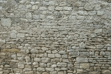Old grey stone wall texture background