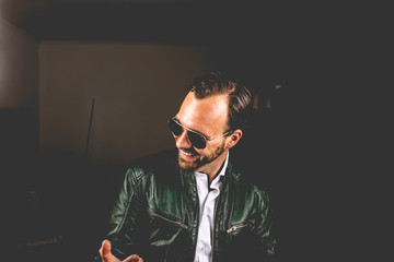 Portrait of an musician