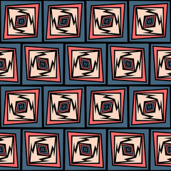 Abstract seamless pattern. This pattern can be used for wallpaper, pattern fills, web page background, surface textures. Vector illustration