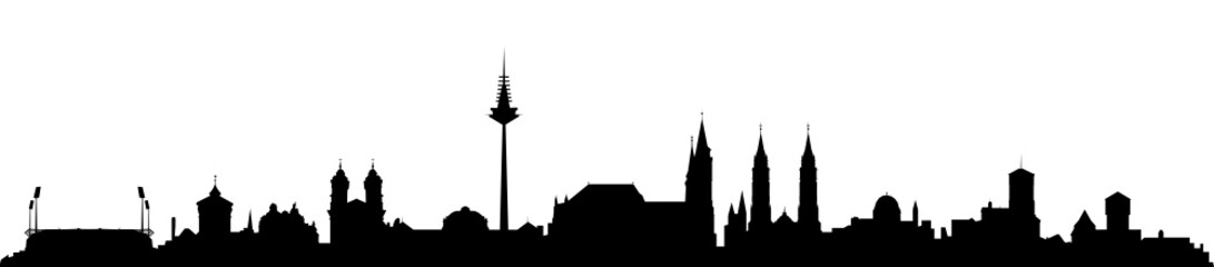 Fototapeta na wymiar Skyline Nürnberg