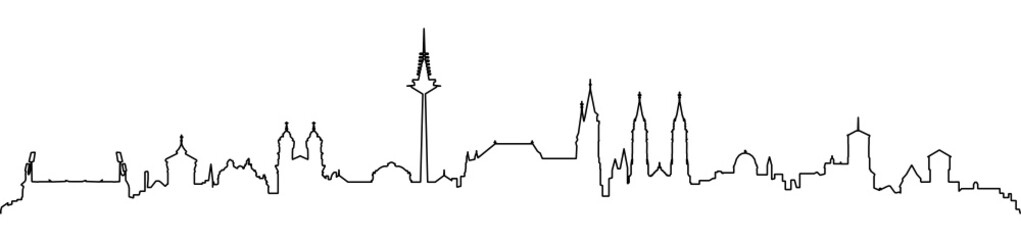 Skyline Nürnberg © SimpLine