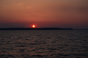 Sunset on the Gulf Stream