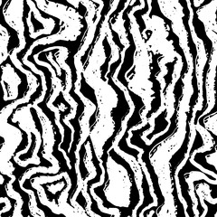 Seamless brushpen doodle pattern grunge texture.Trendy modern ink artistic design