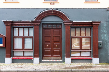 Fancy entrance door