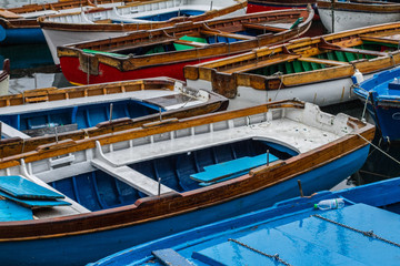 Fototapeta na wymiar Neapolitan Fishing Boats