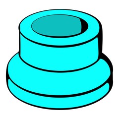 Vaporizer component icon cartoon