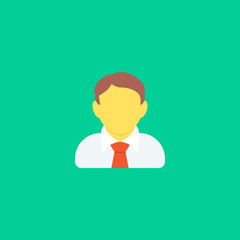 Businessman icon, avatar icon