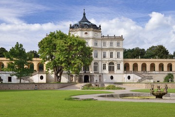 Fototapeta na wymiar Chateau of Ploskovice, Ploskovice, Bohemia, Czech republic, 16 August 2016