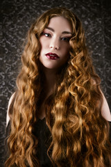 Fototapeta premium hair care cosmetics