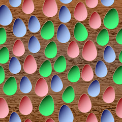 Easter egg vector background