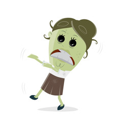 funny business zombie woman 