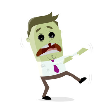 funny business zombie man