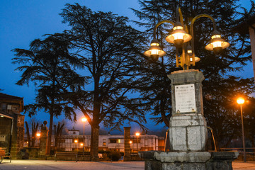Fototapeta premium Mercadillo Square, Sopuerta - Vizcaya 