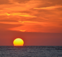 Beautiful sunset on the Gulf of Mexico, Florida!
