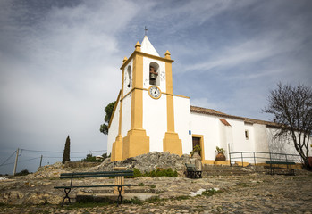 Nossa Senhora das Neves Church in Alter Pedroso village, municipality of Alter do Chão, Portalegre district, Portugal