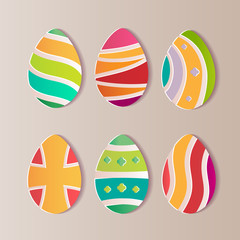 Easter eggs paper