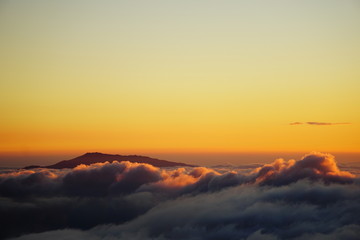 Hualalai Mountain Hawaii Clouds