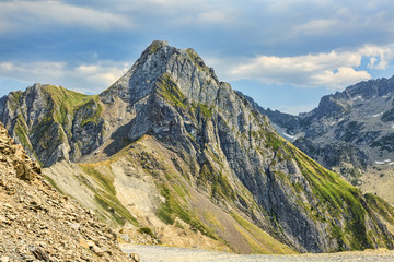 Peaks in Pyrenees Mountains