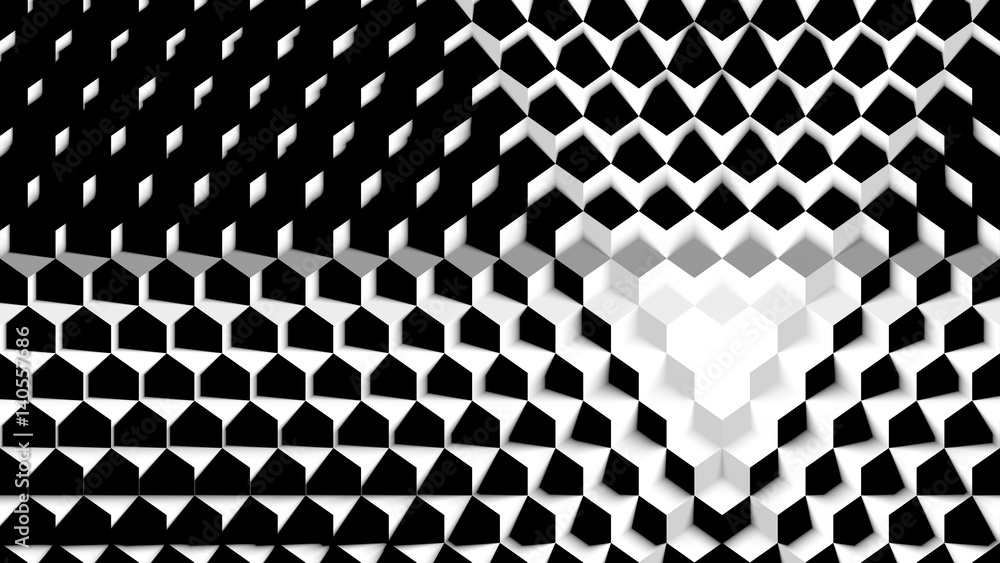 Poster cube pattern background